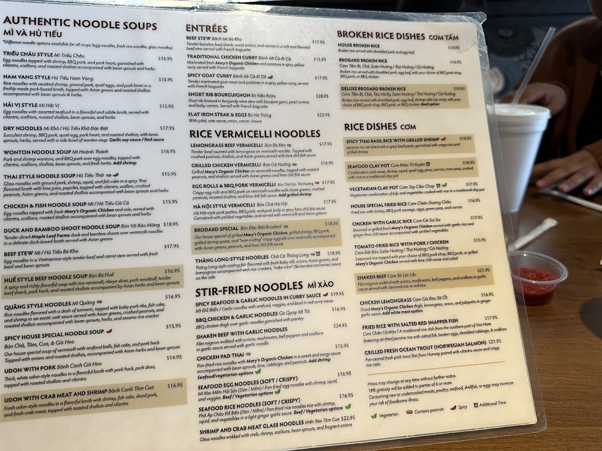 Brodard Restaurant Menu - Image 5